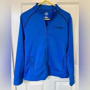Cutter & Buck Women’s Blue DryTec Full-Zip Light Weight Jacket Large